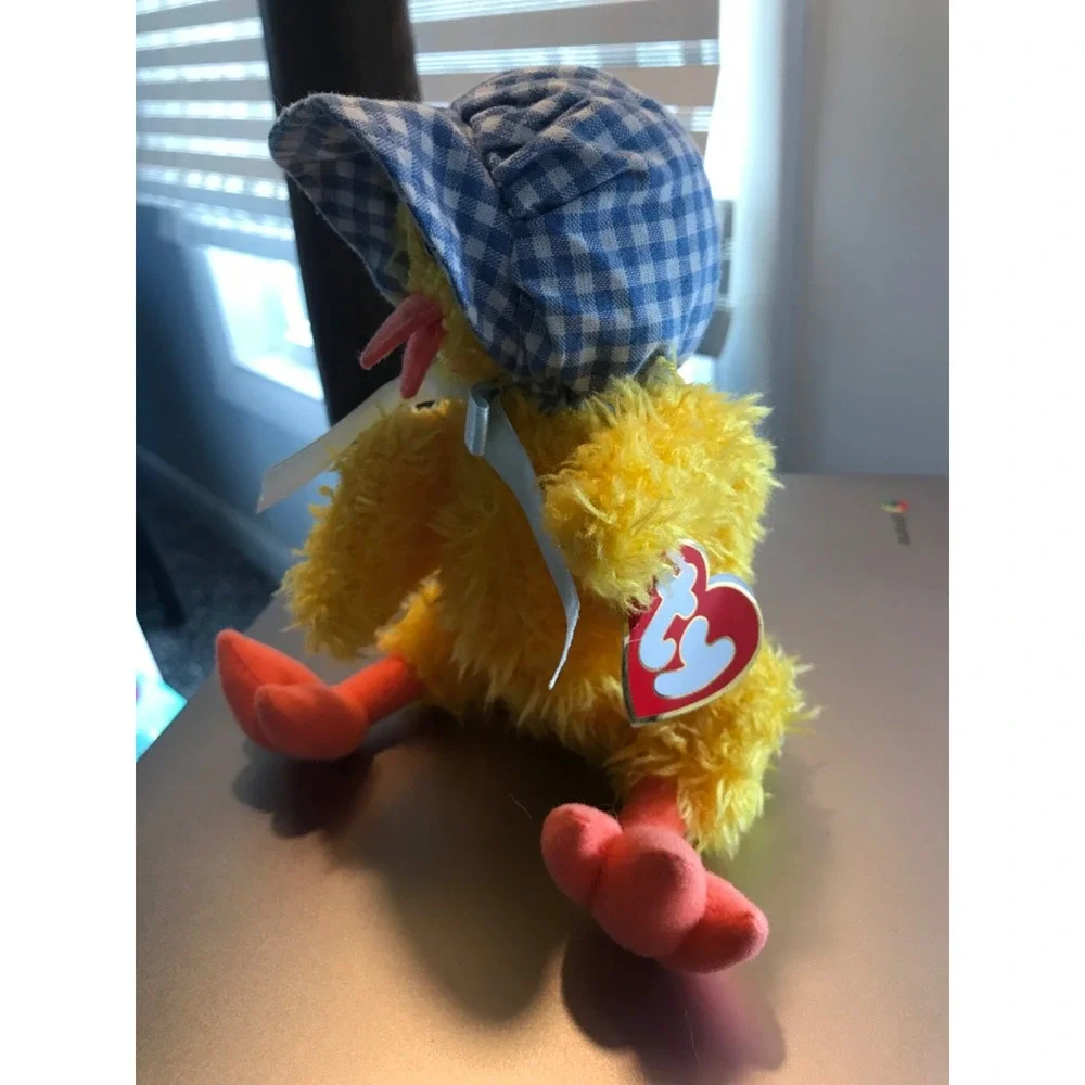 Ty Beanie Baby Bonnie Jointed Duck 1993 Collection Purple Tag‎